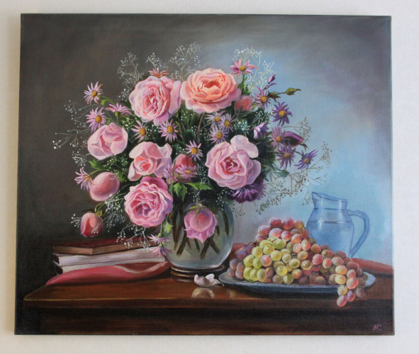 Roses and grapes